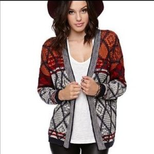 LA Hearts Open Cardigan